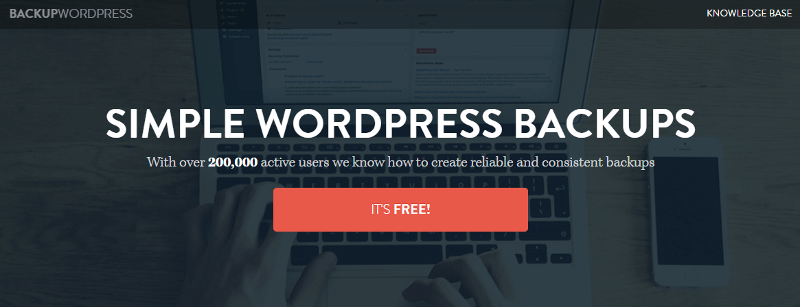 BackUpWordPress plugin backup dữ liệu wordpress
