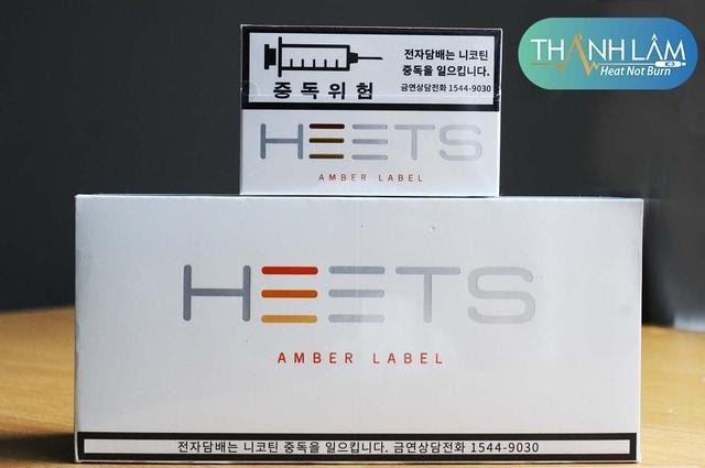 Heets Amber được biết đến là sản phẩm có hương vị thuốc lá mạnh nhất