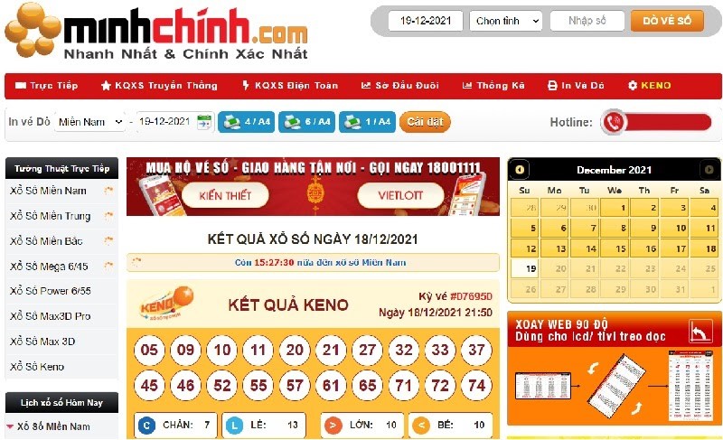 Trang web Minh Chính