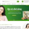 Giao diện website wordpress dược phẩm MTP22