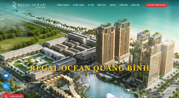 Mẫu website bán dự án bất động sản Quảng Bình MBDS07