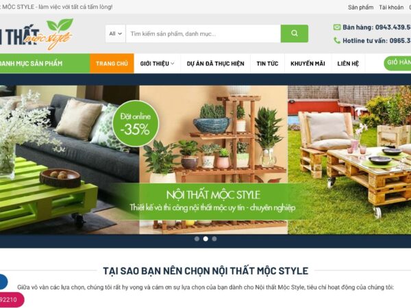 Giao diện website bán nội thất chuẩn SEO, tăng doanh thu hiệu quả MNT60