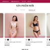 Giao diện website thời trang Bikini tích hợp hệ thống quản lý sản phẩm dễ dàng MTT4