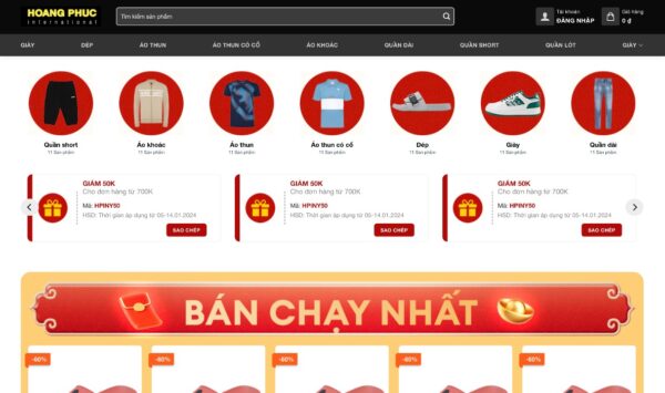 Giao diện website thời trang đa năng, dễ tùy chỉnh theo nhu cầu MTT3