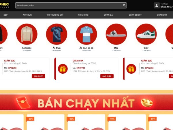 Giao diện website thời trang đa năng, dễ tùy chỉnh theo nhu cầu MTT3