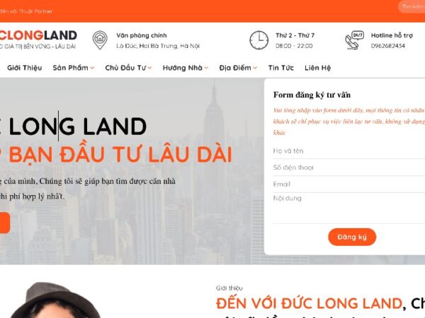 Mẫu website bán dự án bất động sản MBDS18