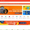 Mẫu giao diện website bán đồ thời trang giống với Shopee MTT34