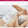 Mẫu giao diện website bán đồ thời trang sexy phong cách hiện đại MTT2