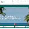 Mẫu giao diện website du lịch đẹp mắt cho các dự án resort & khách sạn MDL07