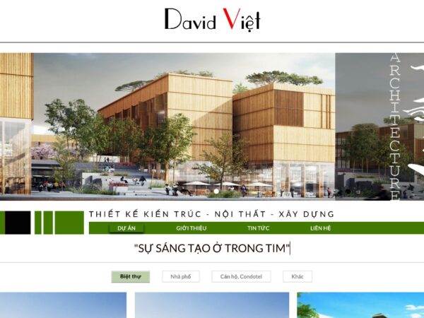 Mẫu giao diện website thiết kế nội thất đẳng cấ cho doanh nghiệp MNT62