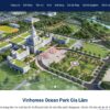 Mẫu web bán dự án Vinhomes Ocean Park Gia Lâm MBDS25