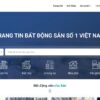 Mẫu web mua bán bất động sản chung cư nhà phố MBDS16