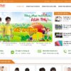 Mẫu website bán đồ thời trang trẻ em với tính năng mua sắm hiện đại MTT41