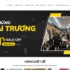 Mẫu website bán thời trang tích hợp giỏ hàng và thanh toán tiện lợi MTT1