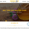 Mẫu website giới thiệu và bán mật ong MTP28