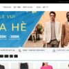 Mẫu website thời trang cao cấp với tích hợp tính năng gợi ý outfit MTT27