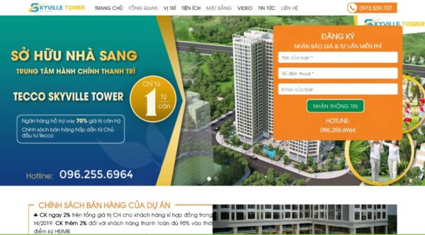 Web bán dự án bất động sản MBDS23