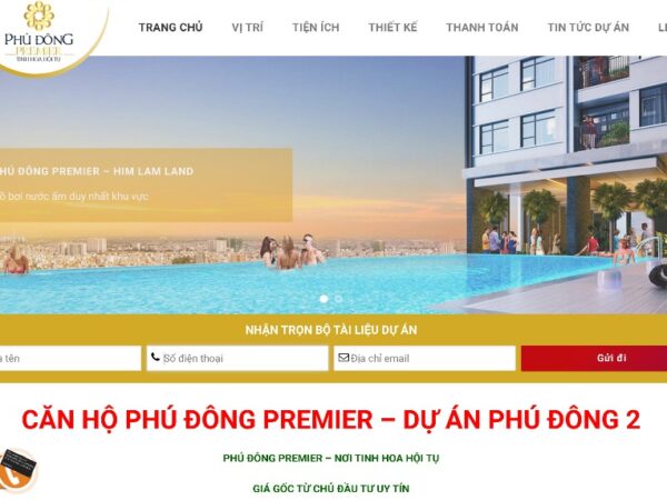 Website dự án bất động sản tối ưu cho chiến lược quảng cáo MBDS44