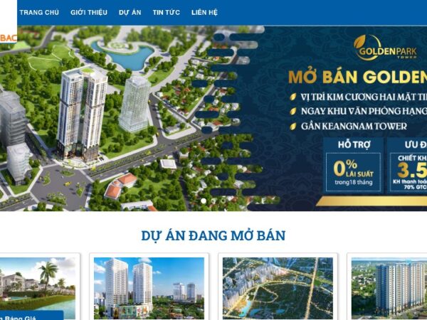 Website dự án bất động sản tối ưu seo, giúp dự án lên top nhanh chóng MBDS42